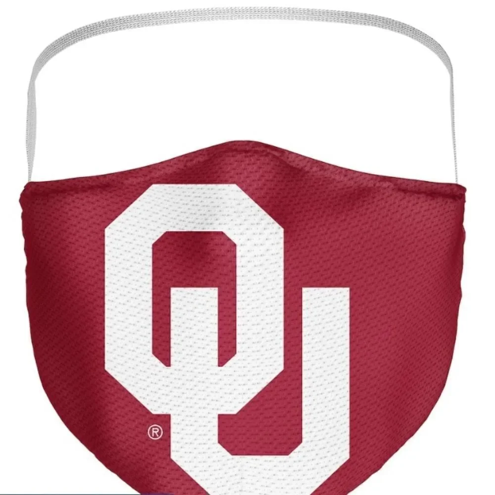 New in Package University of Oklahoma Sooners Face Covering Face Masks Set of 3